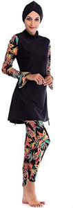 Ababalaya Women's Islamic 2/Piece Full Cover Hijab Burkini Swimsuit Swimwear - Zainab's Closet