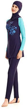 Load image into Gallery viewer, KXCFCYS Full Coverage Modest Islamic Hijab Swimwear Swimsuit - Zainab&#39;s Closet