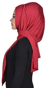 Instant Cotton Jersey Shawl Head Wrap Scarf - Zainab's Closet