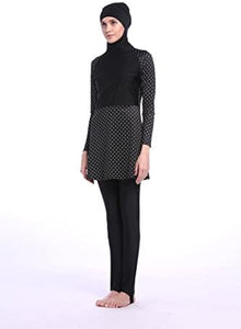 Ababalaya Women's Islamic 2/Piece Full Cover Hijab Burkini Swimsuit Swimwear - Zainab's Closet