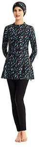 KXCFCYS Full Coverage Modest Islamic Hijab Swimwear Swimsuit - Zainab's Closet