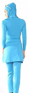 KXCFCYS Modest Islamic Swimsuit Hijab Full Coverage Swimwear - Zainab's Closet