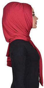Instant Cotton Jersey Shawl Head Wrap Scarf - Zainab's Closet