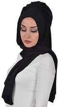 Load image into Gallery viewer, Instant Cotton Jersey Shawl Head Wrap Scarf - Zainab&#39;s Closet