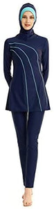 KXCFCYS Full Coverage Modest Islamic Hijab Swimwear Swimsuit - Zainab's Closet