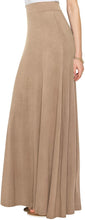 Load image into Gallery viewer, Lock and Love Women&#39;s Print/Solid High Waist Maxi Skirt-Made in U.S.A. - Zainab&#39;s Closet