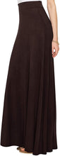 Load image into Gallery viewer, Lock and Love Women&#39;s Print/Solid High Waist Maxi Skirt-Made in U.S.A. - Zainab&#39;s Closet