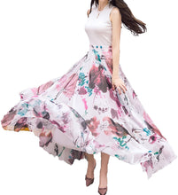 Load image into Gallery viewer, Afibi Womens Full/Ankle Length Blending Maxi Chiffon Long Skirt - Zainab&#39;s Closet