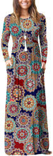 Load image into Gallery viewer, VIISHOW Casual Maxi Dress with Pockets - Zainab&#39;s Closet