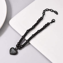 Load image into Gallery viewer, PROSTEEL Childrens&#39; Allah Bracelet, Islamic Jewelry Stainless Steel Beaded Chain Bracelet, fits Wrist from 5.9&#39;&#39; to 7.9&#39;&#39;