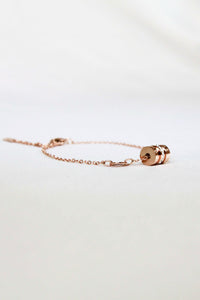 Gold Plated Roman Numeral Bracelet