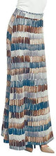 Load image into Gallery viewer, Lock and Love Women&#39;s Print/Solid High Waist Maxi Skirt-Made in U.S.A. - Zainab&#39;s Closet