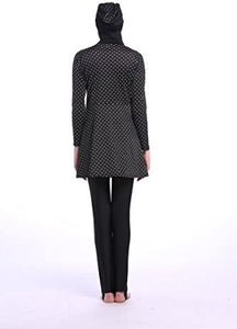Ababalaya Women's Islamic 2/Piece Full Cover Hijab Burkini Swimsuit Swimwear - Zainab's Closet