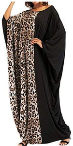Qianliniuinc Women's Black Loose Plus Size Arabic Abaya - Zainab's Closet