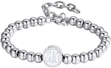 Load image into Gallery viewer, PROSTEEL Childrens&#39; Allah Bracelet, Islamic Jewelry Stainless Steel Beaded Chain Bracelet, fits Wrist from 5.9&#39;&#39; to 7.9&#39;&#39;