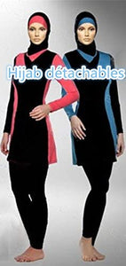 KXCFCYS Modest Islamic Swimsuit Hijab Full Coverage Swimwear - Zainab's Closet