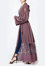 Load image into Gallery viewer, Abetteric Womens Embroidered Dubai Style Muslim Abaya Robe