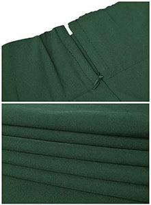 Ranphee Women's Ankle Length High Waist A-line Maxi Skirt w/ Pockets