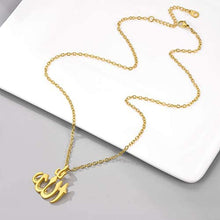 Load image into Gallery viewer, PROSTEEL Stainless Steel Allah Necklace, Muslim Islamic Jewelry,Crescent Moon,Eid Gift,Arabic Necklace,Gold/Silver Tone, Come Gift Box