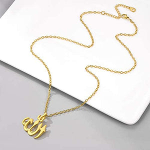 PROSTEEL Stainless Steel Allah Necklace, Muslim Islamic Jewelry,Crescent Moon,Eid Gift,Arabic Necklace,Gold/Silver Tone, Come Gift Box