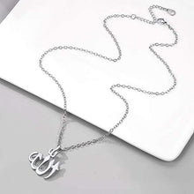 Load image into Gallery viewer, PROSTEEL Stainless Steel Allah Necklace, Muslim Islamic Jewelry,Crescent Moon,Eid Gift,Arabic Necklace,Gold/Silver Tone, Come Gift Box