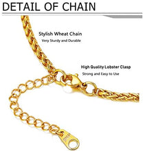 Load image into Gallery viewer, PROSTEEL Stainless Steel Allah Necklace, Muslim Islamic Jewelry,Crescent Moon,Eid Gift,Arabic Necklace,Gold/Silver Tone, Come Gift Box