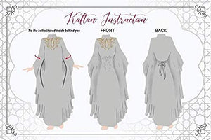 WUBU Maxi Evening Gown Kaftan - Zainab's Closet