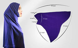 Amira Ready to Wear One-Piece Instant Soft Hijab Head Wrap - Zainab's Closet