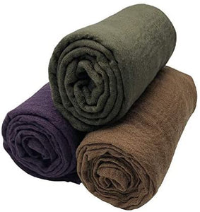 MANSHU 3 PCS Soft Large Scarf Shawl Wrap Hijab - Zainab's Closet