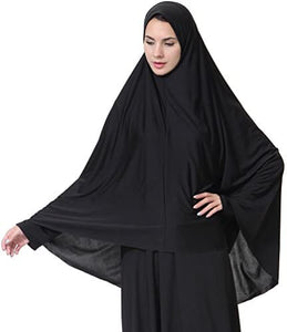 Ababalaya Elegant Modest Islamic Soft Lightweight Jersey Hijab - Zainab's Closet