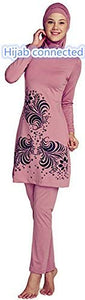 KXCFCYS Modest Islamic Swimsuit Hijab Full Coverage Swimwear - Zainab's Closet