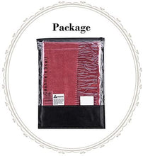 Load image into Gallery viewer, FORTREE Large Soft 2 Tone Cashmere Feel Lightweight Shawls Wrap Scarf - Zainab&#39;s Closet
