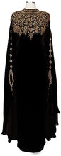 Load image into Gallery viewer, Athena Long Sleeve Chiffon Maxi Formal Gown Kaftan - Zainab&#39;s Closet