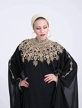 Load image into Gallery viewer, Athena Long Sleeve Chiffon Maxi Formal Gown Kaftan - Zainab&#39;s Closet