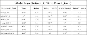 Ababalaya Women's Islamic 2/Piece Full Cover Hijab Burkini Swimsuit Swimwear - Zainab's Closet