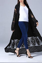 Load image into Gallery viewer, Abetteric Womens Embroidered Dubai Style Muslim Abaya Robe