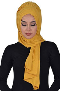 Instant Cotton Jersey Shawl Head Wrap Scarf - Zainab's Closet