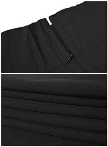 Ranphee Women's Ankle Length High Waist A-line Maxi Skirt w/ Pockets