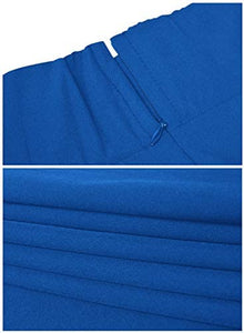 Ranphee Women's Ankle Length High Waist A-line Maxi Skirt w/ Pockets