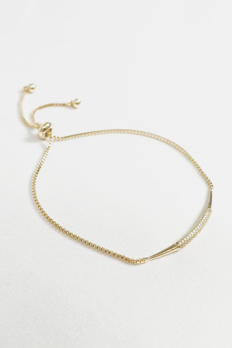 Crystal Gold Plated Bracelet