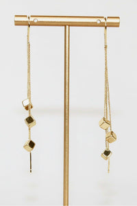 Cubics Threader Earrings