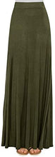 Load image into Gallery viewer, Lock and Love Women&#39;s Print/Solid High Waist Maxi Skirt-Made in U.S.A. - Zainab&#39;s Closet