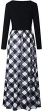 Load image into Gallery viewer, ZESICA Women&#39;s Floral Print Long Sleeve Pockets Empire Waist Pleated Long Maxi Dress