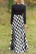 Load image into Gallery viewer, ZESICA Women&#39;s Floral Print Long Sleeve Pockets Empire Waist Pleated Long Maxi Dress