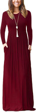 Load image into Gallery viewer, VIISHOW Casual Maxi Dress with Pockets - Zainab&#39;s Closet