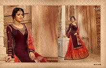 Load image into Gallery viewer, Delisa New Indian/Pakistani Eid Special Party/Ethnic wear Georgette Straight Ghagra Style Salwar for Womens