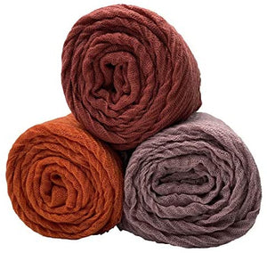 MANSHU 3 PCS Soft Large Scarf Shawl Wrap Hijab - Zainab's Closet