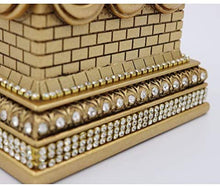 Load image into Gallery viewer, Modefa Islamic Turkish Home Table Decor Kaba Replica Model Showpiece Eid Gift Gold Free Car Hanger (Gold, Medium)