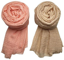 Load image into Gallery viewer, MANSHU 3 PCS Soft Large Scarf Shawl Wrap Hijab - Zainab&#39;s Closet