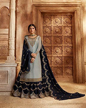 Load image into Gallery viewer, Delisa New Indian/Pakistani Eid Special Party/Ethnic wear Georgette Straight Ghagra Style Salwar for Womens